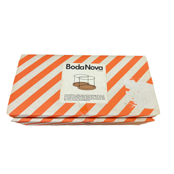 Vintage MCM Boda Nova Bowls 3.5" Signe Persson Melin Sweden Original Box Set 2 - Picture 3 of 3